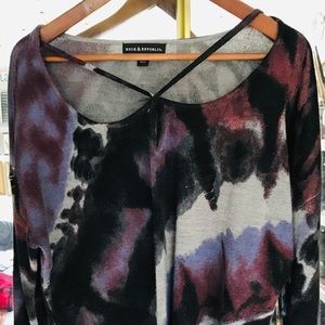 🔮🖤ROCK & REPUBLIC dark tie dye sweater✨